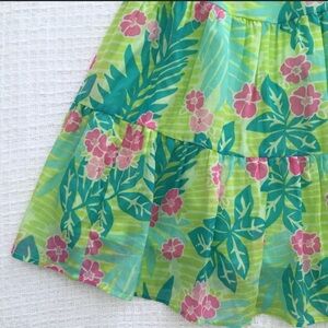 Lilly Pulitzer Tropical Floral Mini Skirt